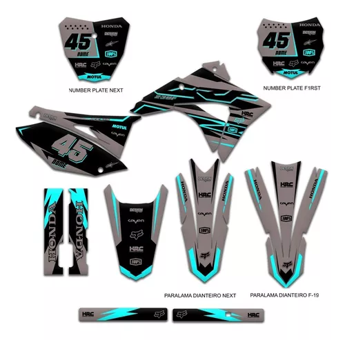 COMO APLICAR KIT GRÁFICO MOTOSTYLE EM SUA MOTO / COLANDO ADESIVO NA CRF 230  KIT R1DE BIKER 