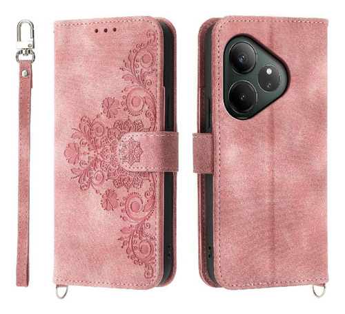 Funda Abatible For Realme Gt6 5g Múltiples Ranuras For De