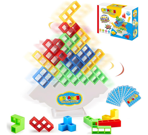Tetra Tower Balance Game, 48 Piezas, Bloques De