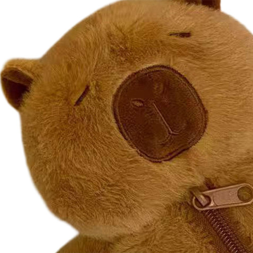 Estuche Para Lápices De Peluche De Capibara, Bolsa