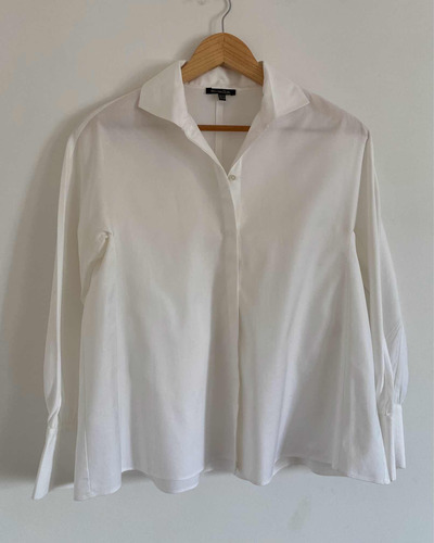 Massimo Dutti. Impecable Camisa Blanca. Talle Eur 34 #ma37