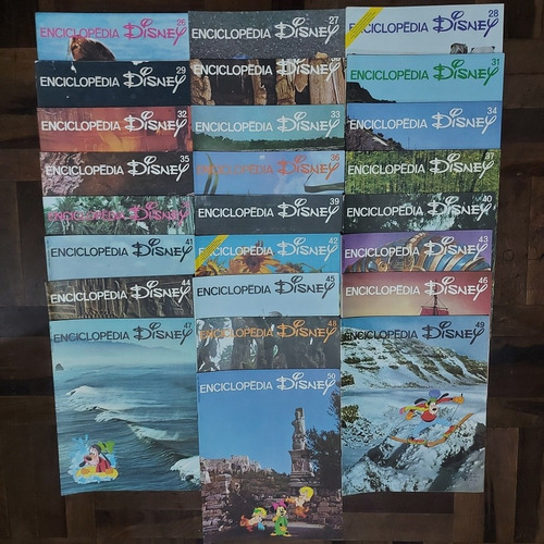 Imagem 6 de 9 de Lote Completo Com 100 Enciclopédias Disney 1972
