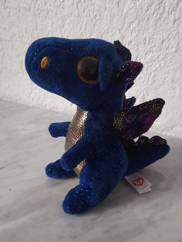 Peluche Ty Beanie Boo Saffire Dragón 15cm