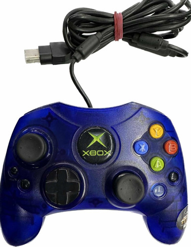 Control Xbox Clásico Original Crystal Blue Original (Reacondicionado)