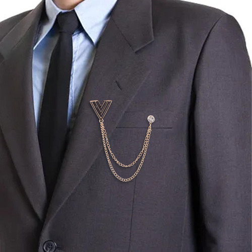 , 2 Paquete De 2-6 Broches For Hombre Con 2,7 Cm X 2,6 Cm