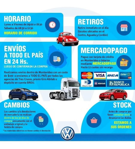 Imagen 2 de 2 de Cilindro Porton Trasero Vw Saveiro G5