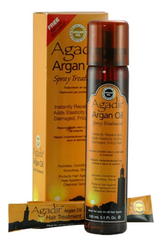 Tratamiento En Aerosol Con Aceite De Argán Agadir, 150 Ml