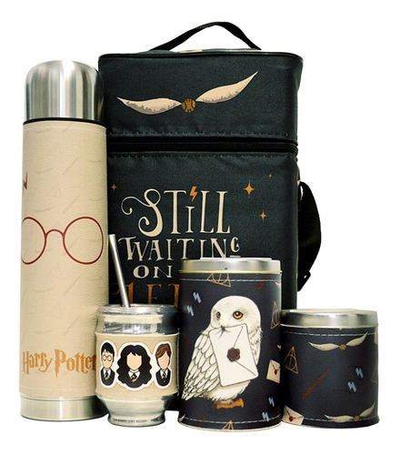 Equipo De Mate Completo Harry Potter Hogwarts Set Matero 