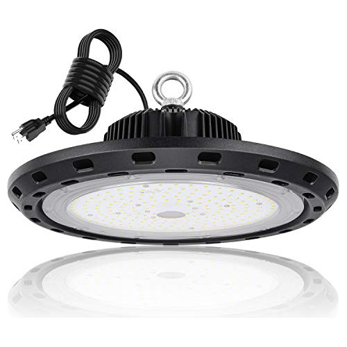 Luz Led De Alta Bahía 150w Ufo 6 Pies De Cable Y Enchu...