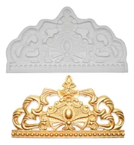 Comprar Molde De Silicona De Fondant De La Corona Moldes De Barroco