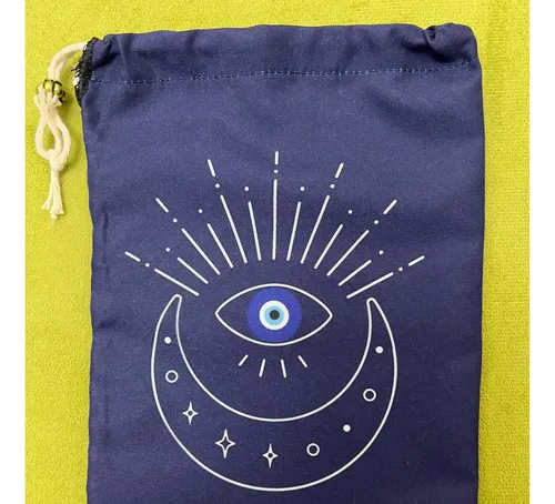 Bolsa De Franela Con Cordón Para Cartas De Tarot - Estuche Portátil Para Barajas Y Joyas, Tamaño 12x18 Cm