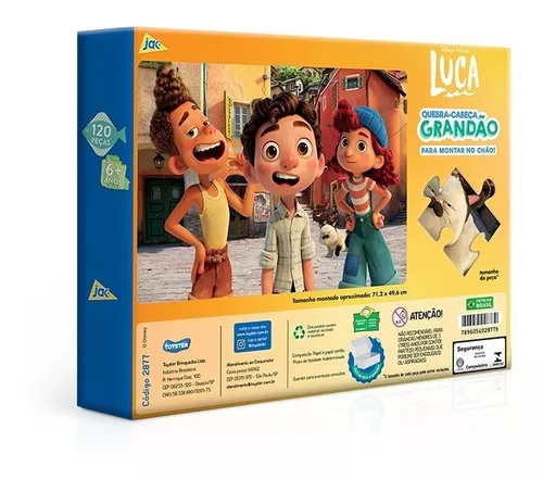 Quebra-cabeça grandão Elementos Disney 120 peças - Importados Lili