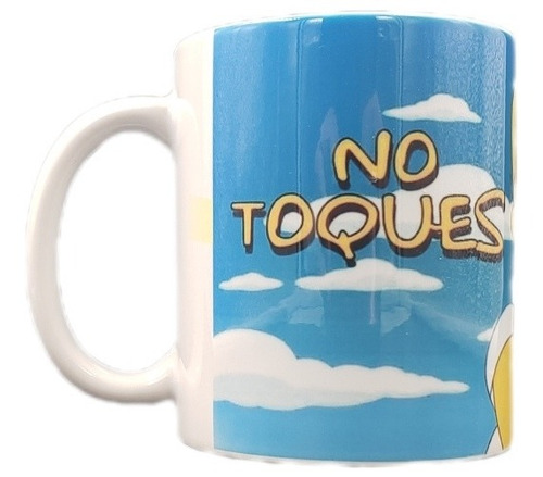 Taza Frases Homero Simpson No Toques Mi Taza De 325ml.