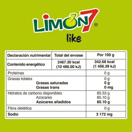 Paleta Limón7 Chipileta Sal Y Limón 40 Pzas