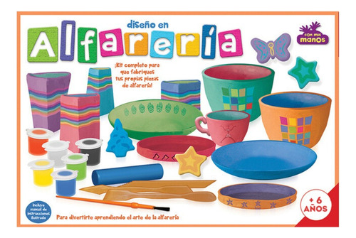 Kit Manualidades Arte Diseño En Alfareria Antex