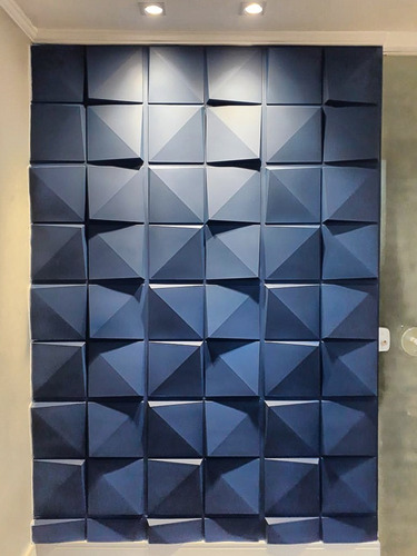 Imagem 6 de 9 de 16 Placas De Parede Cubos Ilove3d 50cm X 50cm Revestimento