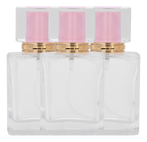 50 Ml De Perfume Recargable Botella De Vidrio Transparente