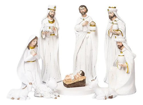 Set De Pesebre Navideño Con Forma De Ángel, 9 Piezas, Decora
