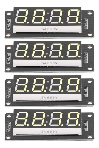 Módulo De Reloj De 7 Segmentos, Juego De 4 Dígitos, Tubo Dig