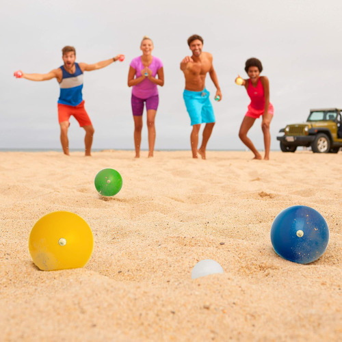Juego De 8 Bolas De Petanca Franklin Sports De Madera Y...