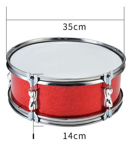 Instrumentos Musicales De Tambor De 13 Pulgadas Con Correa