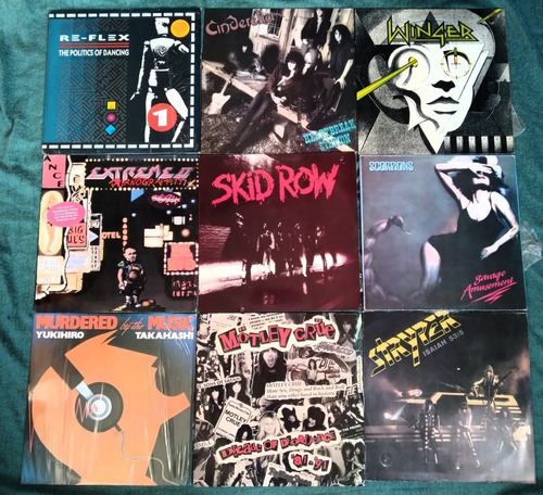 Rock Heavy Metal Lps Viniles Varios Nac Imp Promo