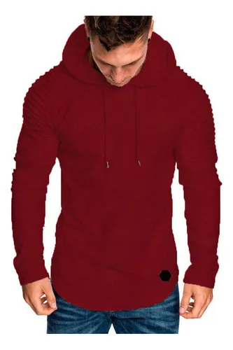 Camiseta De Hombre Con Capucha, Manga Larga, Con Capucha Ama