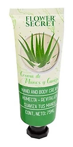 Crema De Mano Y Cuerpo 75 Ml Flower Secret Aloe