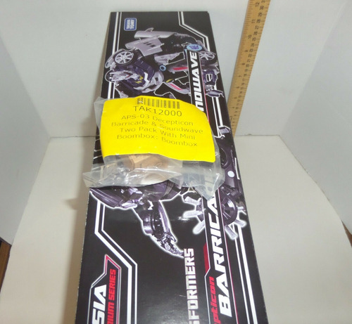 Transformers Takara Human Alliance Barricade & Soundwave