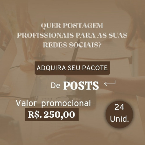 Imagem 1 de 1 de Posts Para Redes Sociais