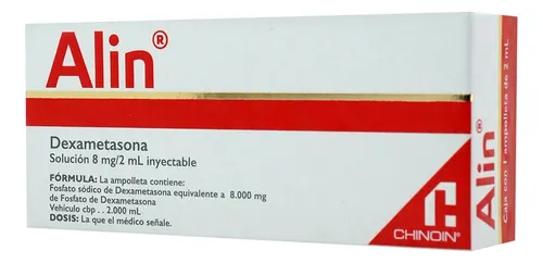 comprar Alin Solución Inyectable 8 Mg\u002F2 Ml, 1 Ampolleta 2 Ml