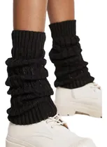 Comprar Polainas Moda Trenzadas Tejida 40 Cm Negro Moda Colegio Soko