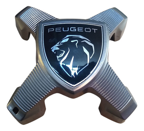 Taza Tapa Centro Llanta Peugeot 2008 208 Original Gris