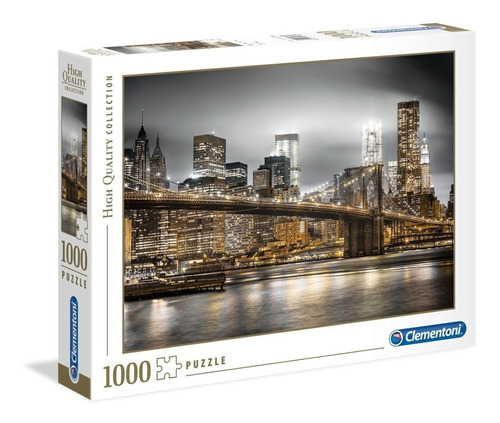 Puzzle 1000 Piezas New York Skyline High Quality Clementoni
