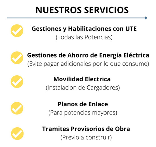 Tecnico Electricista Con Firma Autorizada Por Ute, Gestiones