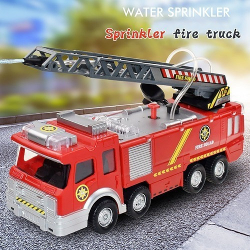 Shaoke Camión Rociador De Agua Juguete Bombero 360° Caminh