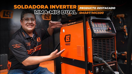 Imagen 3 de 7 de Soldadora Inverter Mig Mag 500a Lusqtoff Aluminio Industrial