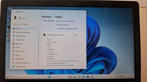 Notebook Sony Vayo Vpccw21fx Preto (Usado)