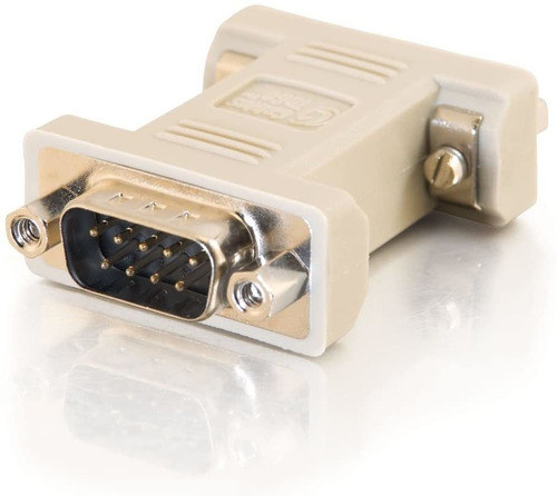 Adaptador De Modem C2g De Db9 Macho A Db9 Hembra, Beige