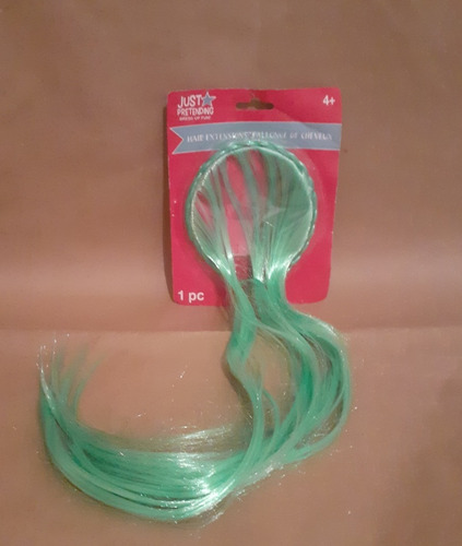 Cintillo Con Pelo Verde/ Cinta/peluca/ Juguete