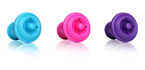 Imagen 1 de 2 de Tapones Color Para Bomba De Vacío Vacu Vin Set X 3