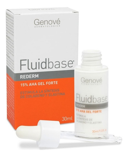 Genové Fluidbase 15% Aha Gel Forte 30 Ml Todo Tipo De Piel