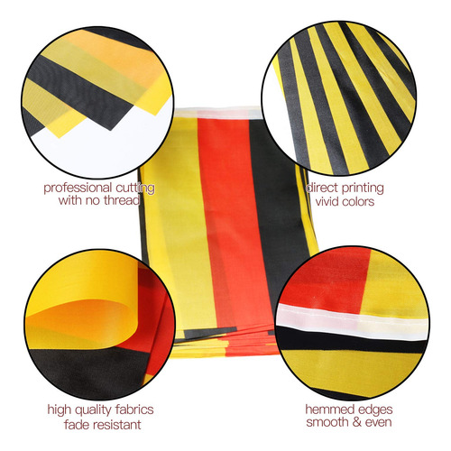 Banderín Con Bandera De Cadena, Anley, Alemania, Día De La U