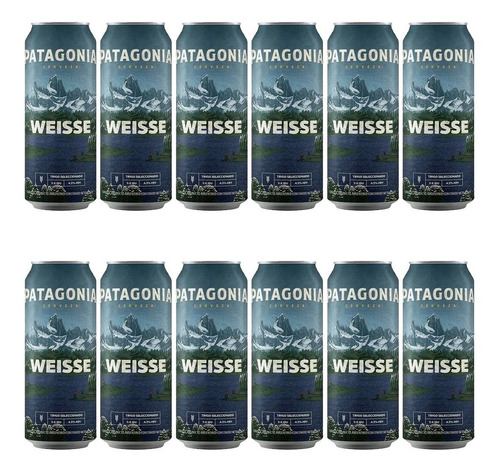 Cerveza Patagonia Weisse Lata 410 Ml Pack X 12 Unidades