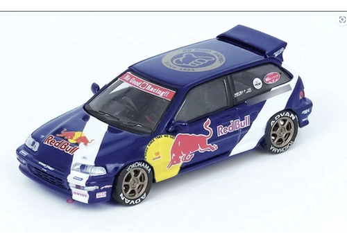 Honda Civic Ef9 No Good Racing Redbull Auto Escala 1:64 