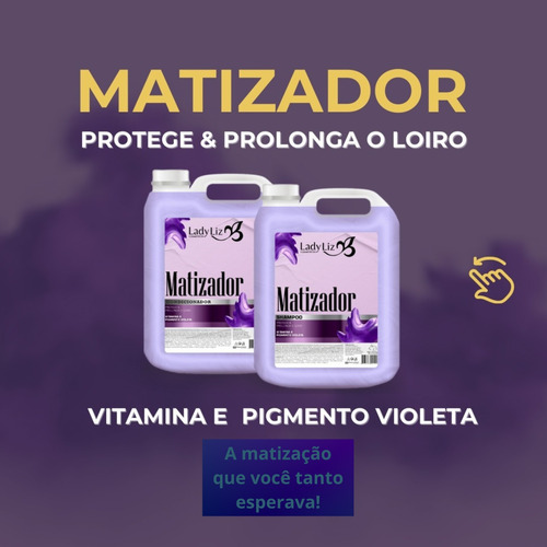 Shampoo Matizador Protege E Progonga A Coloração 5l