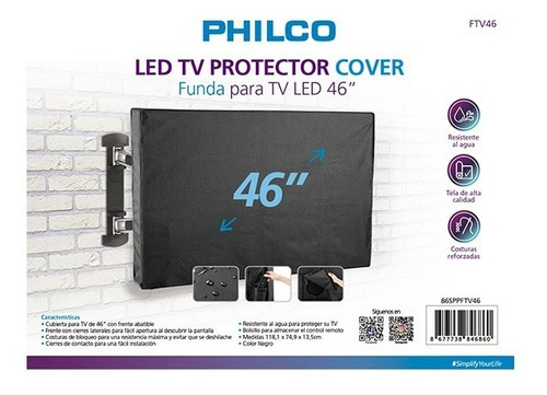 Imagen 2 de 2 de Funda Impermeable Para Tv Led 42 Philco - Revogames
