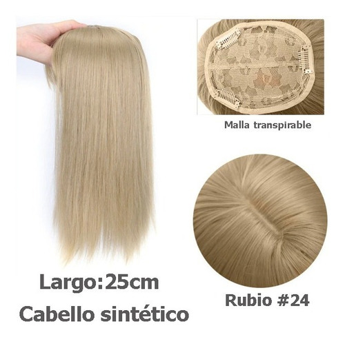 Extension Clip Aumenta Volumen Pelo Lacio Disimula Calvicie