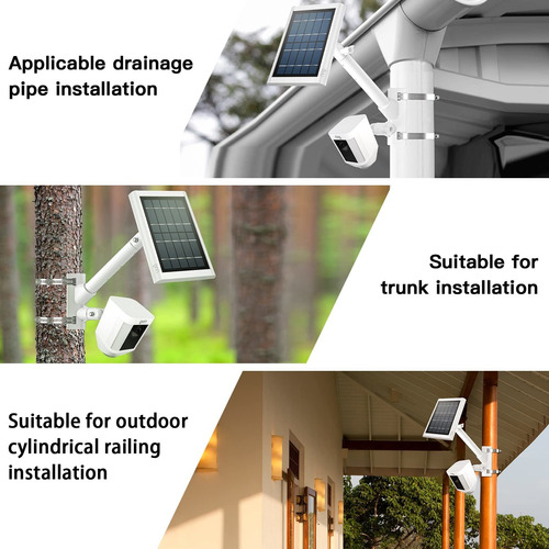 Soporte Montaje 2 1 Para Panel Solar Anillo Bateria Leva