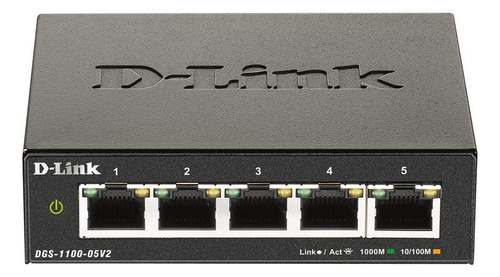 Conmutador Ethernet D- 5 Puerto Facil Inteligente Gestionado
